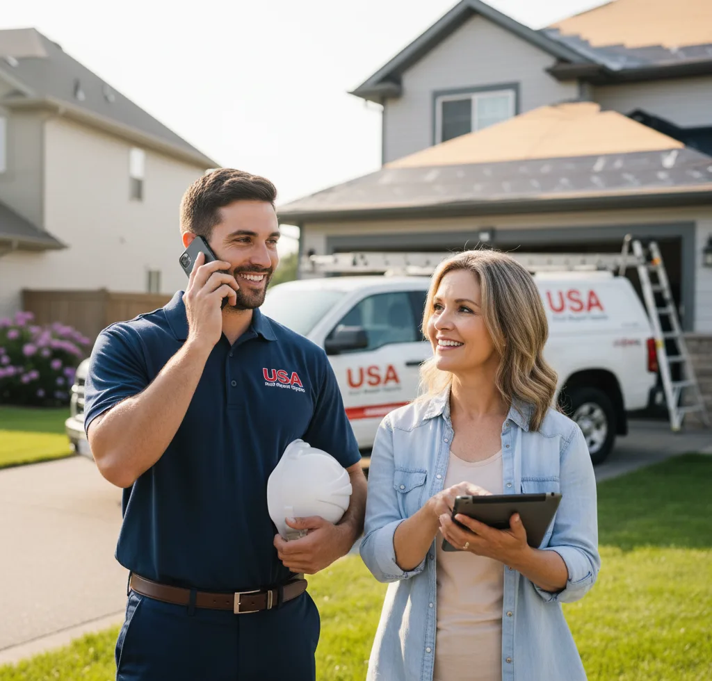USA Roof Repair Experts customer support in Pine Island